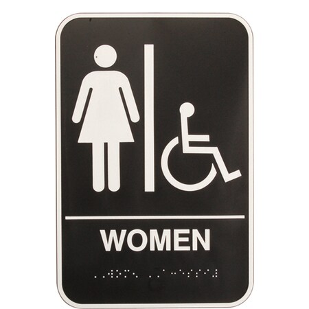 Allpoints Sign Women 6X9 Braile 138543